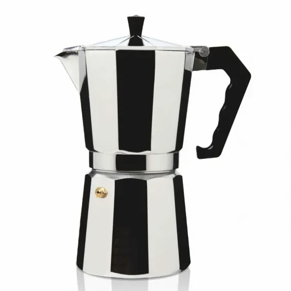 Haeger Italienische Kaffeemaschine CP-06A.007A Edelstahl