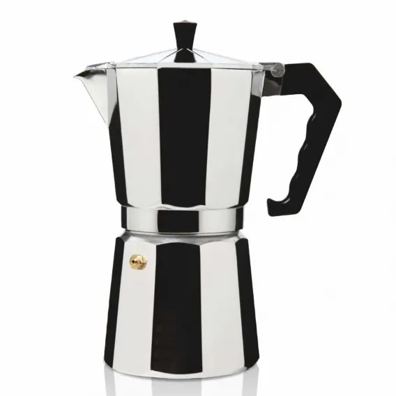 Haeger Espressokocher Italienische Kaffeemaschine Moka Pot 12 Tassen