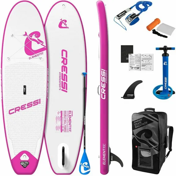 Cressi-sub SUP Stand Up Paddle Surf Board Element All Round Cressi-Sub 9,2 Wei/Rosa