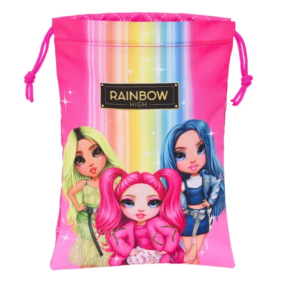 Rainbow high Lunchbox Rainbow High Sack Pink 20 x 25 cm Khltasche