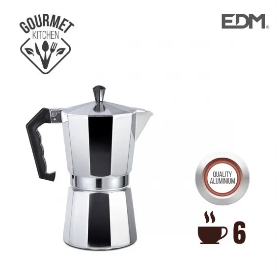 Edm Kaffeemaschine EDM 6 Tassen Aluminium