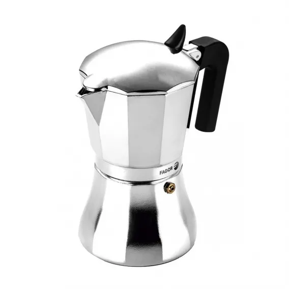 Fagor Espressokocher Italienische Kaffeemaschine FAGOR Cupy Aluminium 6 Tassen