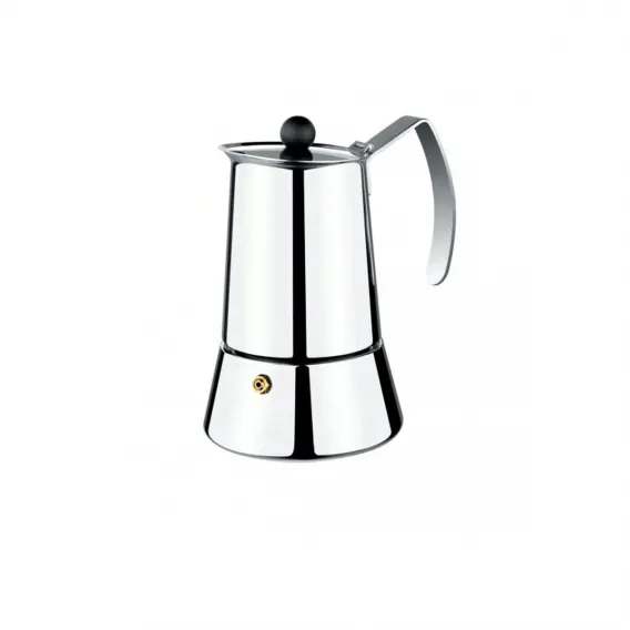 Italienische Kaffeemaschine Monix M630006 Silber 6 Tassen Edelstahl