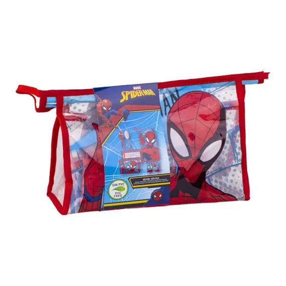 Spiderman Kinder Reisetoilettengarnitur 4 Stcke Rot