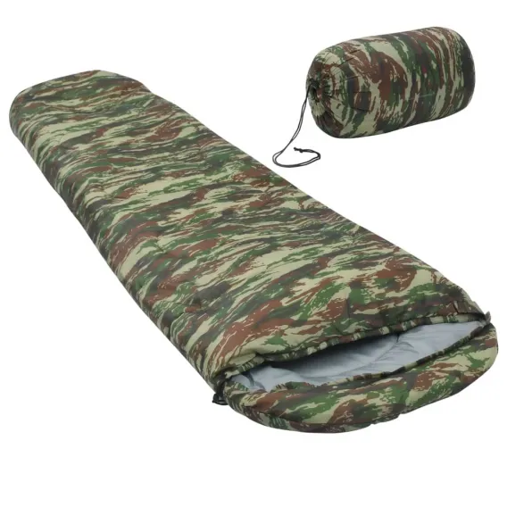 Leichter Schlafsack Camouflage 15? 850g