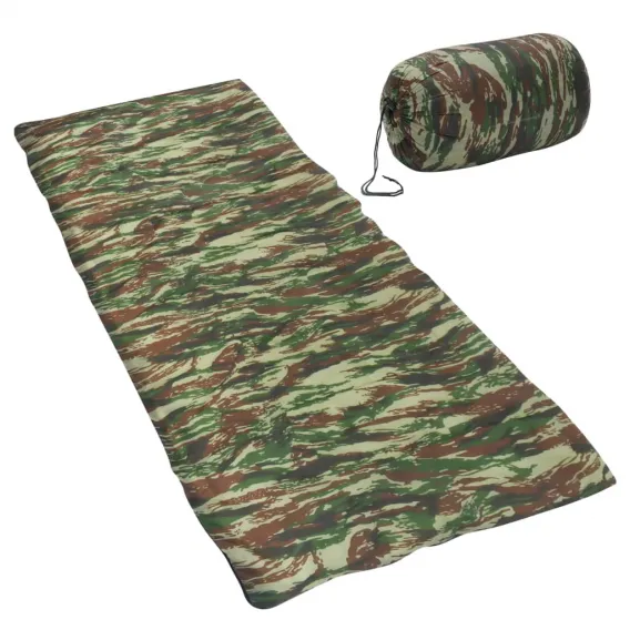 Leichte Umschlag-Schlafscke 2 Stk. Camouflage 1100g 10C
