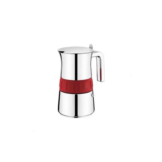 Bra Italienische Kaffeemaschine BRA A170566 (4 Tassen) Edelstahl Espressokocher