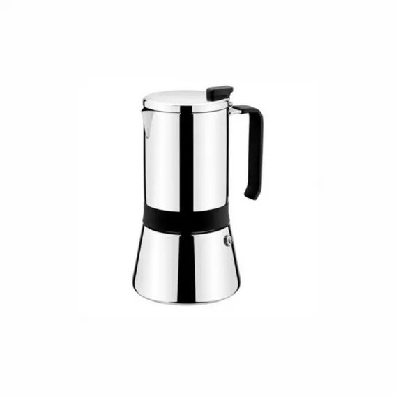 Monix Italienische Kaffeemaschine M770006 (6 Tassen) Edelstahl